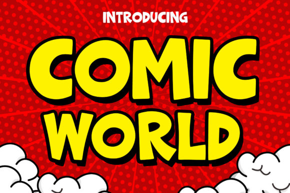 Comic World: A Vintage Display Font for Dramatic Headlines