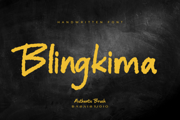Exploring Blingkima: A Typeface with Grit and Character