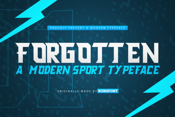 Forgotten: A Display Font with Modern Whimsy for Creative Projects