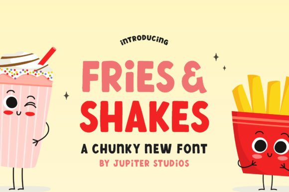 The Casual Power of the Fries and Shake Font