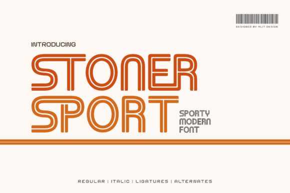 The Retro Display Font That Commands Attention