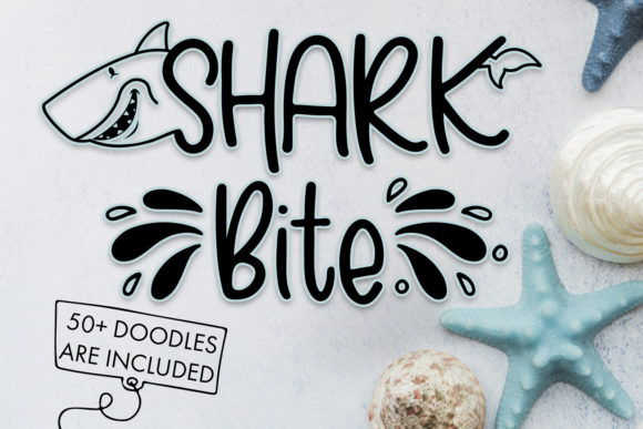 Unleash Nautical Personality with the Shark Bite Font