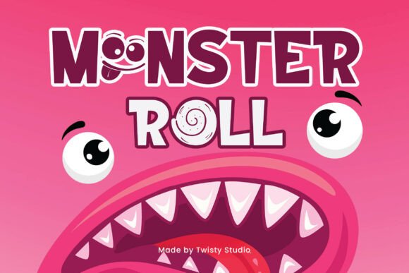 Unleash Wild Energy with the Monster Roll Display Typeface